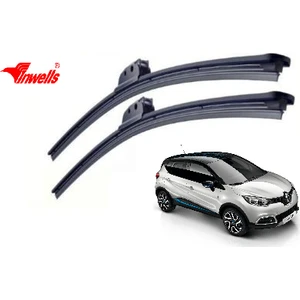 Renault Captur, 2013 - 2017 / Silecek, Muz Tipi, Takım, 650mm-350mm