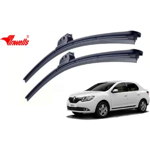 Renault Clio Symbol HB, 2009 - 2015 / Silecek, Muz Tipi, Takım, 600mm-400mm