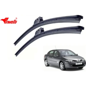 Renault Megane II, 2006 - 2009 / Silecek, Muz Tipi, Takım, 610mm-450mm