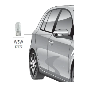 Ampul, W5W-Büyük Dipsiz, 12V, 5W