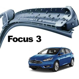Ford Focus III HB, 2012 - 2017 / Silecek, Muz Tipi, Takım, 730mm+730mm