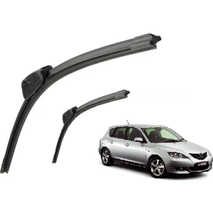 Mazda 3 HB, 2004 - 2008 / Silecek, Muz Tipi, Takım, 530mm+480mm