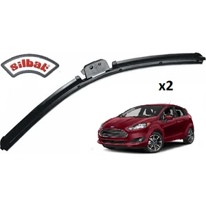 Ford Fiesta, 2008 - 2017 Silecek, Muz Tipi, Takım, 650mm-380mm