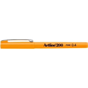 200 İnce Uçlu (0.4 mm) Yazı Ve Çizim Kalemi Sarı