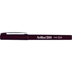 200 İnce Uçlu (0.4 mm) Yazı Ve Çizim Kalemi Koyu Kahve