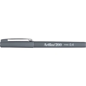 200 İnce Uçlu (0.4 mm) Yazı Ve Çizim Kalemi Gri