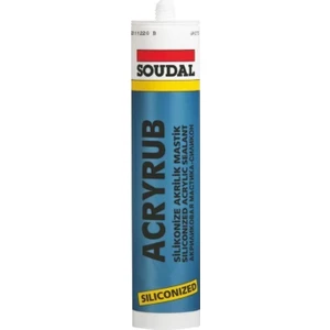 Acryrub Silikonize Mastik 310 Ml/ 500 gr. Beyaz