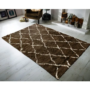 Shaggy Halı G0276 KAHVE 160X230 6 Renk Seçeneğiyle