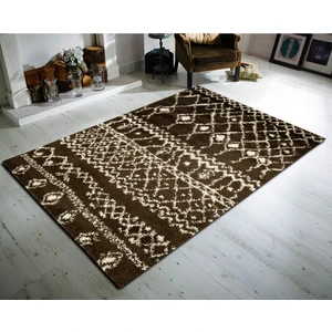 Shaggy Halı G2558 KAHVE 120X180 5 Renk Seçeneğiyle