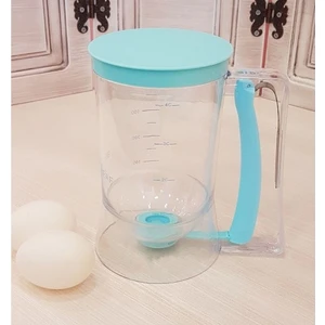 DK Pratik Hamur Dağıtıcı Pancake Krep Muffin Kolay Akıtma Kabı 67521 Mavi