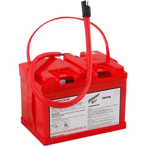 12 Volt - 12 Ah Uzun Kablolu Siyah Soketli Akü Seti