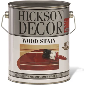 Hickson Dekor Plus Wood Stain Walnut 5 Lt Ahşap Boyası Sovent Bazlı