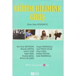 Pegem Akademi Yayıncılık Eğitim Bilimine Giriş