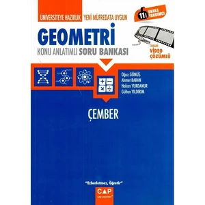 Çap Yayınları Üniversiteye Hazırlık Geometri Çember - Ahmet Baran