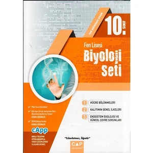 Çap Yayınları 10. Sınıf Fen Lisesi Biyoloji Seti