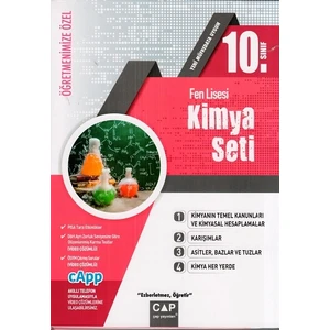 Çap Yayınları 10. Sınıf Fen Lisesi Kimya Seti