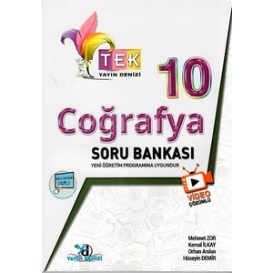 Yayın Denizi Yayınları 10.Sınıf Tek Serisi Video Çözümlü Coğrafya Soru Bankası