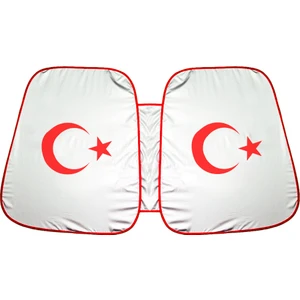 Ay Yıldız Oto Ön Cam Güneşliği