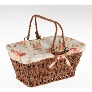 Unr-7038 Hasır Örme Ekmek Sepeti Kahve Dikdörtgen 25X17X12 CM