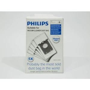 Philips s-bag FC8021/03 Elektrikli Süpürge Torbası - 5 Adet Yeni Kutu