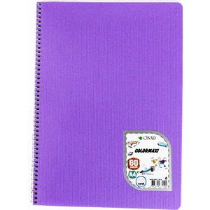 A4 Telli Defter 60 Yaprak Kareli Spiralli