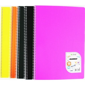 A4 Telli Defter Çizgili 96 Yaprak Spiralli