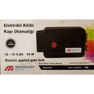 Elektrikli Kilitli Anahtarlı Kapı Otomatiği