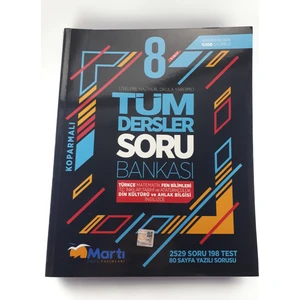 Martı Okul 8. Sınıf Tüm Dersler Soru Bankası