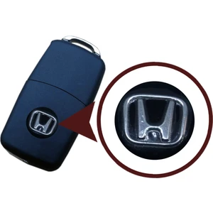 ESC Otomotiv EDP839 Honda İçin 2 Adet Araç Anahtar Logo Amblemi 14 mm Çap