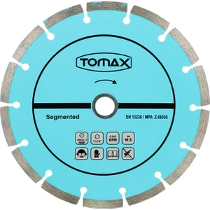 Segmentli Elmas Beton Kesici 115 Tomax Mavi