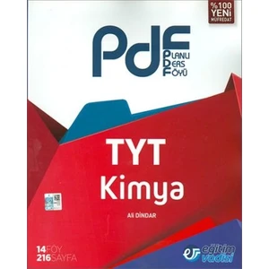Eğitim Vadisi Yayınları TYT Kimya Planlı Ders Föyü ( PDF)