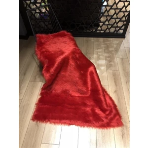 Markaev A Post İthal Peluş Kırmızı Halı