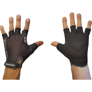 Kısa Parmak Eldiven SD-0910 Siyah-Gri L