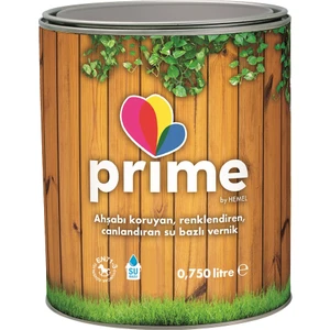 Hemel Prime Su Bazlı Koruyucu Vernik 0,75 Lt  Çam  Rengi