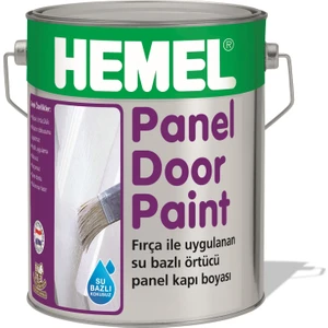 Hemel Panel Door Paint 2.5 Lt Beyaz Su Bazlı Panel Kapı Boyası