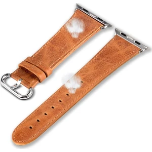 Akıllıphone Ally Apple Watch Uyumlu İçin 1,2,3 42Mm Deri Kordon Kayış