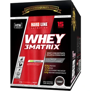 Whey 3 Matrix Çilek  Protein Tozu 30 x 15 Adet 450 Gr