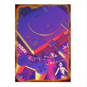 Ahşap Tablo Sony Playstation