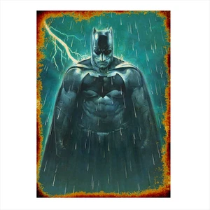 Ahşap Tablo  Yağmurda  Batman