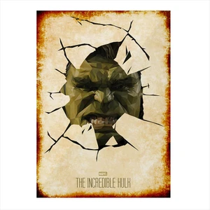 Ahşap Tablo Hulk Poster