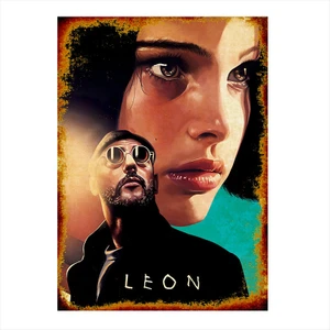 Ahşap Tablo Leon Film Afişi