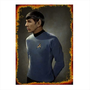 Tablomega Ahşap Tablo Uzay Yolu Kaptan Spark