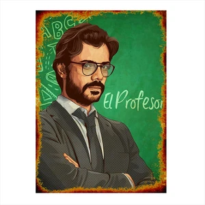 Ahşap Tablo La Casa Da Papel Profesör