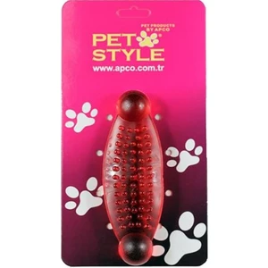 Pet Style Tırtıklı Oyuncak Kemik Kırmızı