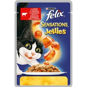Sensations Sığır Etli ve Domatesli Yaş Kedi Maması 100  gr