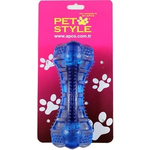Pet Style Dolgulu Kemik Mavi