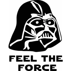 Tuvalet Feel The Force Sticker 78997