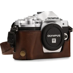 MG1351 Olympus Om-D E-M10 Mark Iıı Deri Kamera Çantası