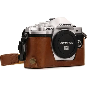 MG1352 Olympus Om-D E-M10 Mark Iıı Deri Kamera Çantası