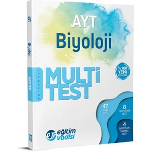 Eğitim Vadisi Yayınları AYT Biyoloji Multi Test 2019 Yeni Müfredat